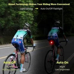 Unbranded Smart Bike Tail Light Ultra Bright Back Brake Light Usb Rechargeable Led Taillight Waterproof Road Cycling Lights -Bikes Shop 846499250 max