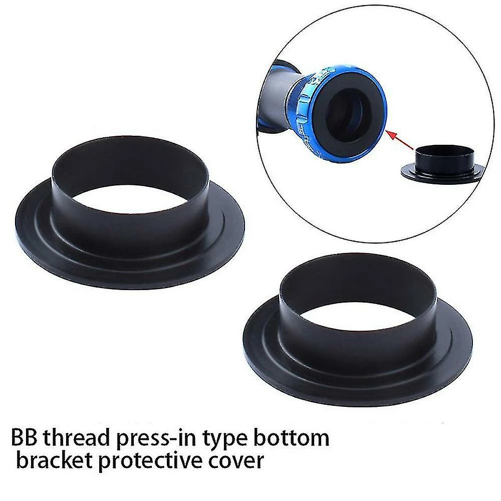 Unbranded 4pcs Bicycle Axis Bottom Bracket Medium Shaft Bearing Protection Cup Cover Mountain Road Bike Bicyc 3 Unbranded 4pcs Bicycle Axis Bottom Bracket Medium Shaft Bearing Protection Cup Cover Mountain Road Bike Bicyc - Image 3
