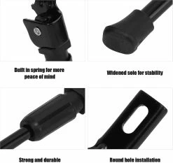 Unbranded Bike Kickstand, 12 Inch Durable Kids Bicycle Kickstands Bike Stand, Single Side Kick Stand Rear Mount Bikes Support Racks For Children's Bicycle(1 Pcs -Bikes Shop 846684088 max