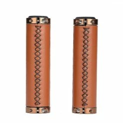 Unbranded Mountain Bike Non-slip Bicycle Handlebar Grips1 Pair Brown