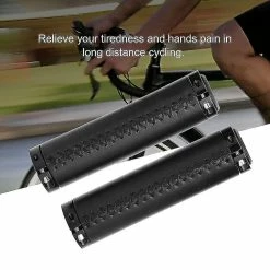 Unbranded Mountain Bike Non-slip Bicycle Handlebar Grips1 Pair Brown -Bikes Shop 846689708 max