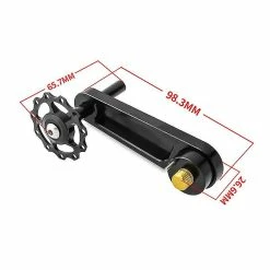 Unbranded Chain Tensioner Single Speed Hub Gear Fixie Hanger Adjustable Chain Guide For Mtb Road Bike Cycling(1pcs, Black) -Bikes Shop 846701794 max