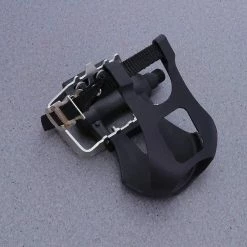 Unbranded Bike Pedals Bicycle Pedals With Toe Clips And Straps Bike Part Accessory For Bike Cycling Bicycles (silver Pedal)2pcs) -Bikes Shop 846707534 max