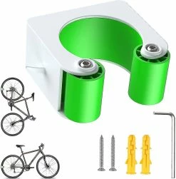 Unbranded Bike Rack Hook Storage Steel Mounted Wall Hanger Hanging Stand Bicycle Holder4pcsgreen -Bikes Shop 846708228 max