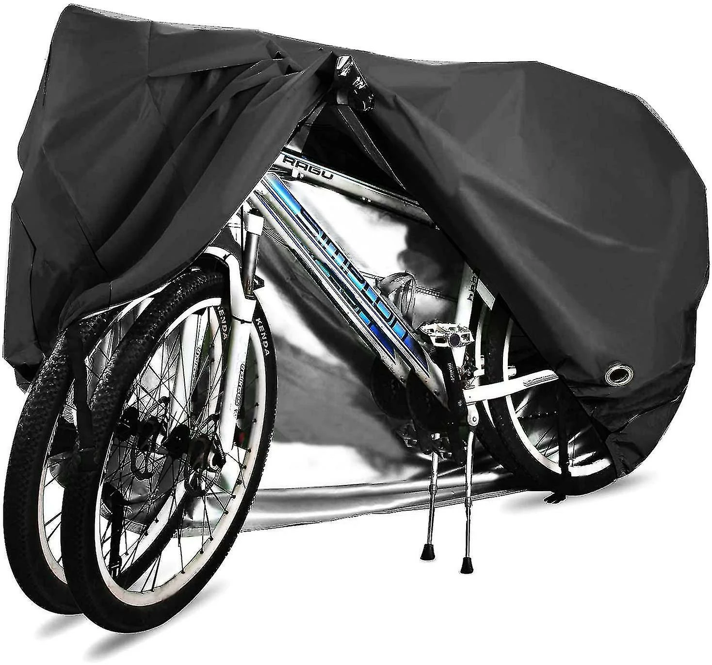 Unbranded Bike Cover For 2 Bikes 210d Ripstop Material Windproof Anti Uv1pcs 1 Unbranded Bike Cover For 2 Bikes 210d Ripstop Material Windproof Anti Uv1pcs