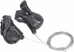 Unbranded Bike Shifter Outdoor Mountain Bike Thumb Shifter (black)(2pcs) -Bikes Shop 846723639 max