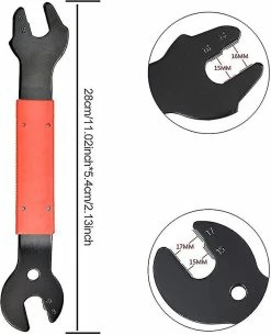 Unbranded Bike Pedal Spanner 15/16/ 17mm Double Sided Bicycle Spanner Professional Bike Pedal Wrench Practical Repair Removal Tool Maintenance Tool For Biking C 7 Unbranded Bike Pedal Spanner 15/16/ 17mm Double Sided Bicycle Spanner Professional Bike Pedal Wrench Practical Repair Removal Tool Maintenance Tool For Biking C -Bikes Shop 846734785 max