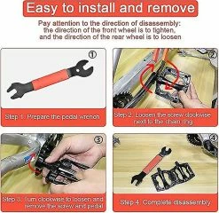Unbranded Bike Pedal Spanner 15/16/ 17mm Double Sided Bicycle Spanner Professional Bike Pedal Wrench Practical Repair Removal Tool Maintenance Tool For Biking C 8 Unbranded Bike Pedal Spanner 15/16/ 17mm Double Sided Bicycle Spanner Professional Bike Pedal Wrench Practical Repair Removal Tool Maintenance Tool For Biking C -Bikes Shop 846734888 max