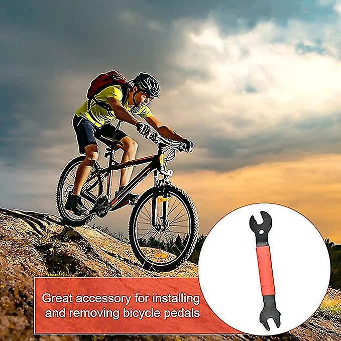 Unbranded Bike Pedal Spanner 15/16/ 17mm Double Sided Bicycle Spanner Professional Bike Pedal Wrench Practical Repair Removal Tool Maintenance Tool For Biking C 5 Unbranded Bike Pedal Spanner 15/16/ 17mm Double Sided Bicycle Spanner Professional Bike Pedal Wrench Practical Repair Removal Tool Maintenance Tool For Biking C - Image 5