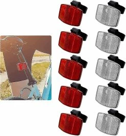Unbranded Bike Reflectors Bicycle Front Rear Safe Warning Light Reflector Cycling Accessories For Handlebar Saddle 10pcs Bike Warning Reflectorwhitered)(10pcs) 8 Unbranded Bike Reflectors Bicycle Front Rear Safe Warning Light Reflector Cycling Accessories For Handlebar Saddle 10pcs Bike Warning Reflectorwhitered)(10pcs) -Bikes Shop 846737766 max