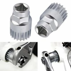 Unbranded Bicycle Bike Mtb Repair Tool Crank Extractor Chain Breaker Cassette Remover (black+silver)(4pcs) -Bikes Shop 846743005 max