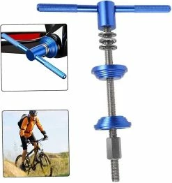 Unbranded Mountain Bike Headset Tools Bicycle Bearing Press Kit Bike Bracket Install Removal Toolalignment Gauge Bicycle Repair Toolsblue1pcs) -Bikes Shop 846744915 max