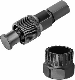 Unbranded Crank Puller Bike Crank Removal Tool Set Black Bottom Bracket Tool Smooth Operation For Mountain And Road Bike(black)(2pcs)