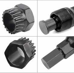 Unbranded Crank Puller Bike Crank Removal Tool Set Black Bottom Bracket Tool Smooth Operation For Mountain And Road Bike(black)(2pcs) 7 Unbranded Crank Puller Bike Crank Removal Tool Set Black Bottom Bracket Tool Smooth Operation For Mountain And Road Bike(black)(2pcs) -Bikes Shop 846749643 max
