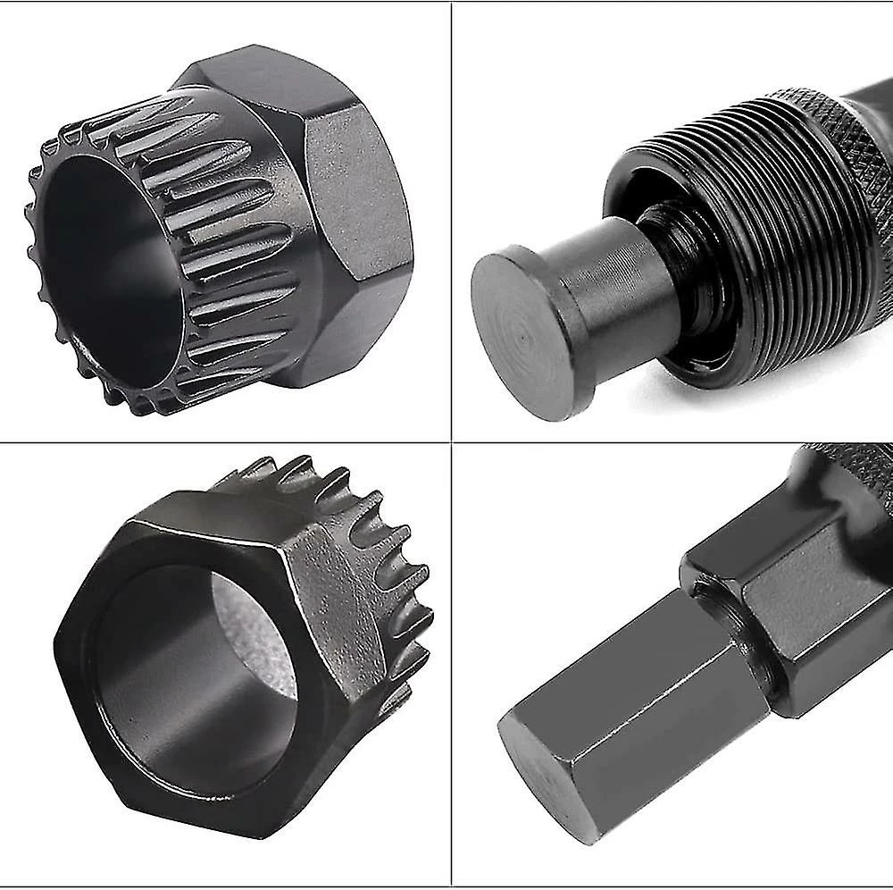 Unbranded Crank Puller Bike Crank Removal Tool Set Black Bottom Bracket Tool Smooth Operation For Mountain And Road Bike(black)(2pcs) 3 Unbranded Crank Puller Bike Crank Removal Tool Set Black Bottom Bracket Tool Smooth Operation For Mountain And Road Bike(black)(2pcs) - Image 3