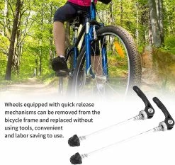 Unbranded Quick Release Skewer Set, Road Bike Mtb Front Rear, Bicycle Quick Release Cycling Wheel Alloy Bicycle Replacement Spare Parts Accessories For Road B -Bikes Shop 846752310 max