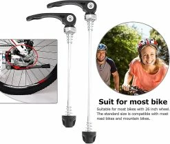 Unbranded Quick Release Skewer Set, Road Bike Mtb Front Rear, Bicycle Quick Release Cycling Wheel Alloy Bicycle Replacement Spare Parts Accessories For Road B -Bikes Shop 846752466 max