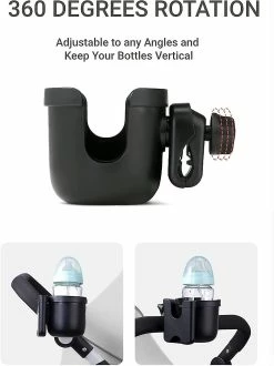 Unbranded Universal Cup Holder, Stroller Cup Holder With Phone Holder, Stroller Accessories , Bike Water Bottle Holder, Treadmill, Wheelchair(free Shipping) -Bikes Shop 849910569 max