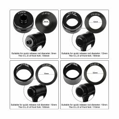 Unbranded Bicycle Front Fork With Adapters, Screws And Straps,universal Bike Block Fork Mount For Truck, Trai -Bikes Shop 850024552 max